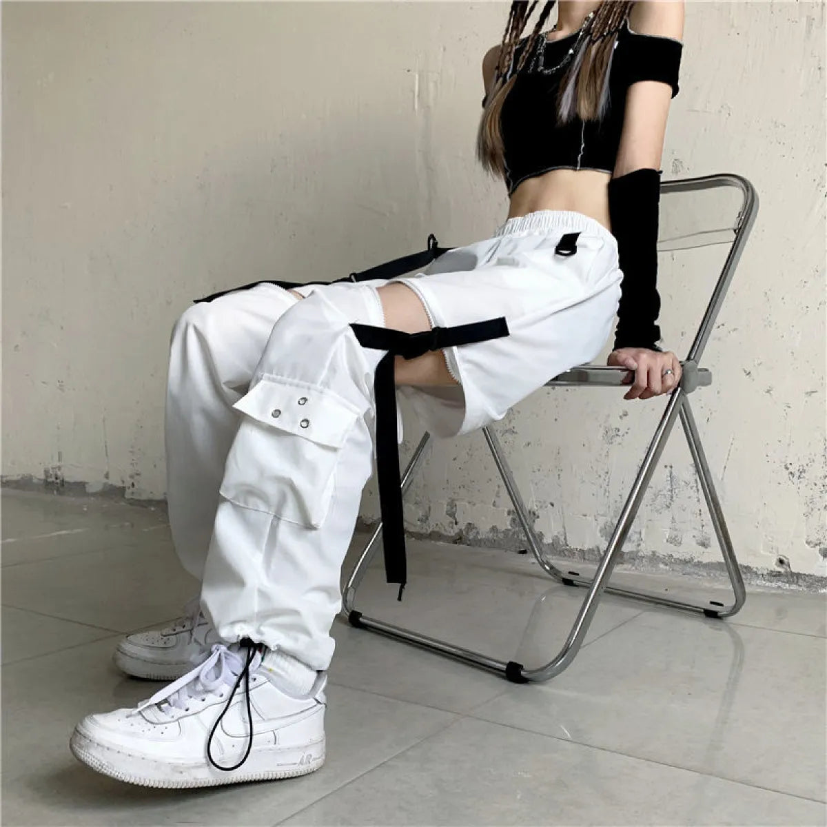 Korean Techwear Cargo Pants