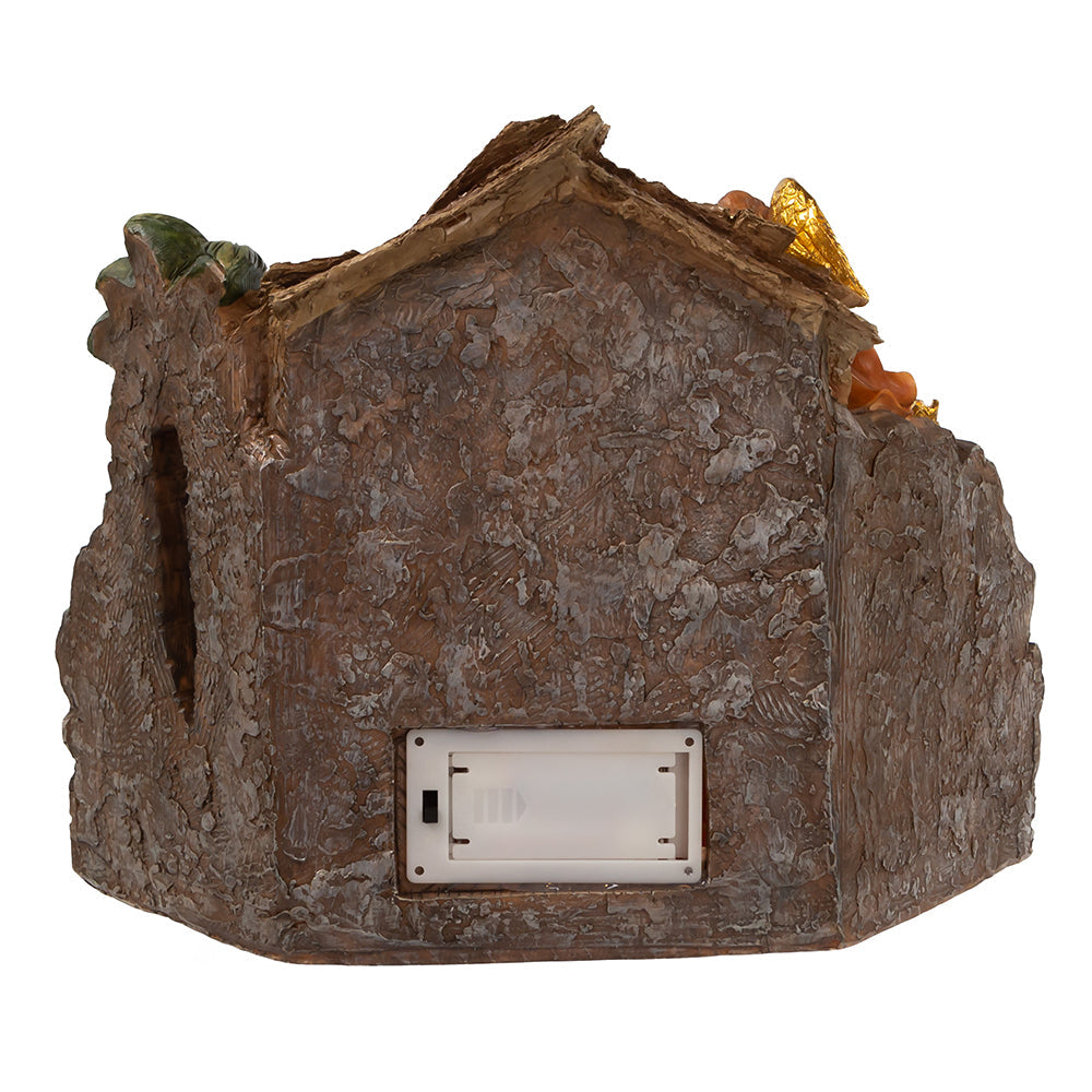 Light-Up Nativity Table Piece