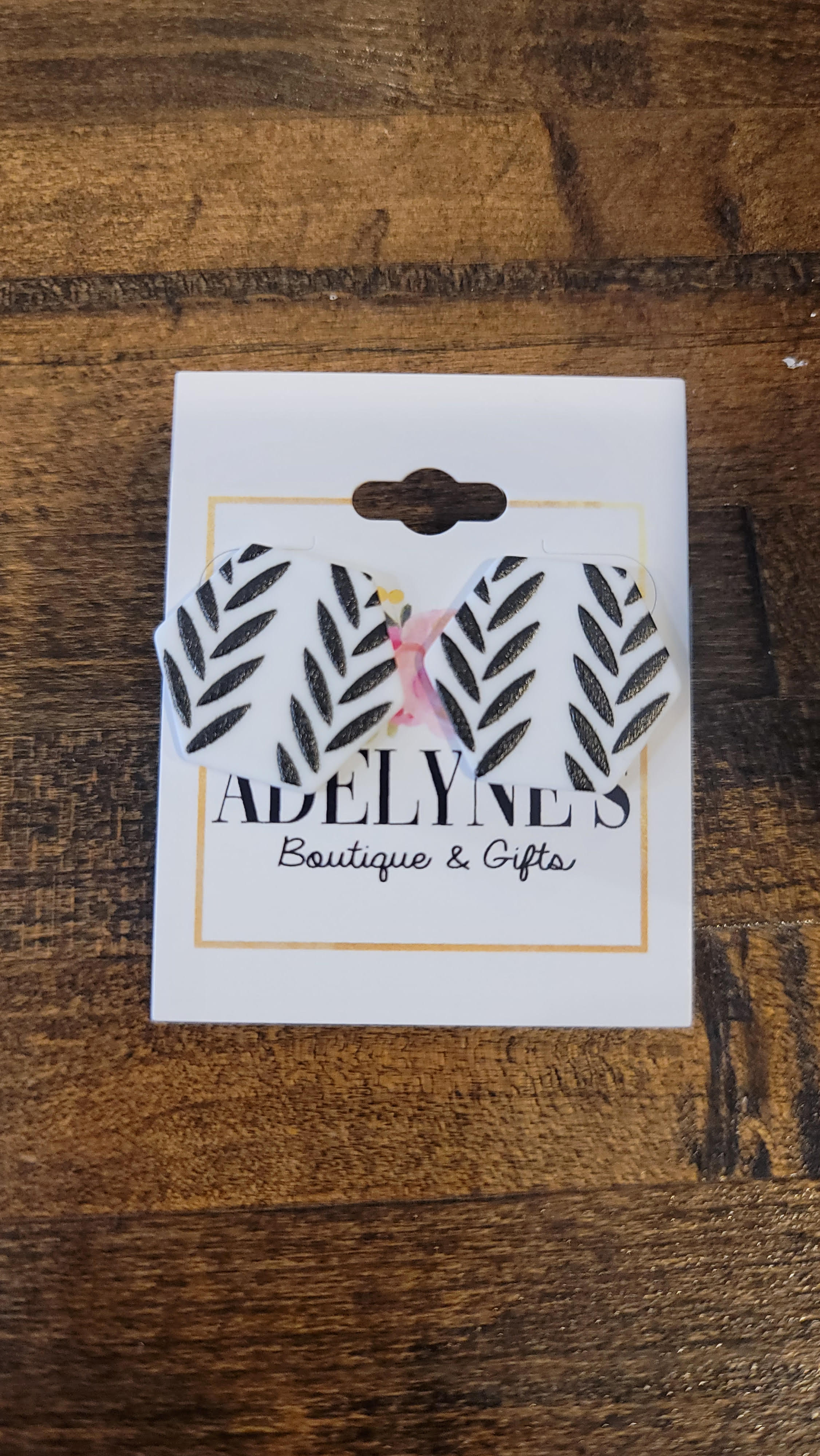 Feathered Leaf Earrings