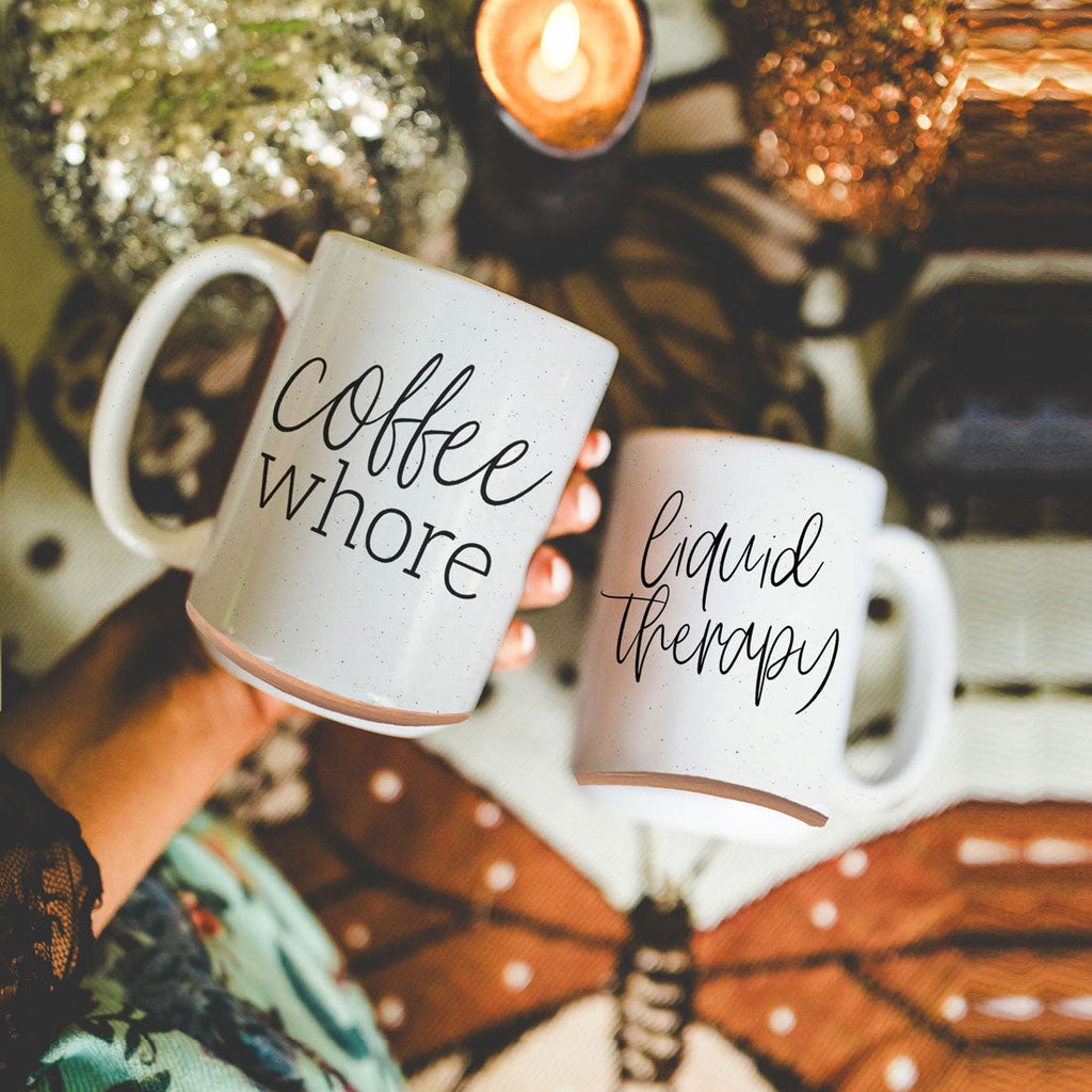 Liquid Therapy Ceramic Mug 16oz Relaxing Coffee Tea Cup Gift For Stress Relief