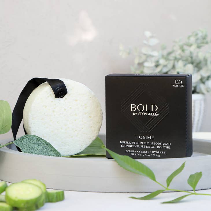 Men's Body Wash Infused Buffer - Homme Collection