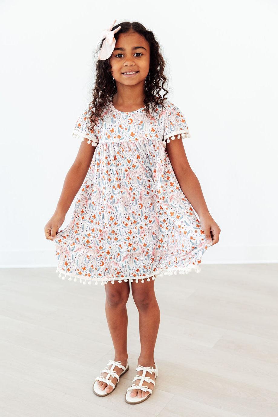 Robe Pompon Soirée Licorne