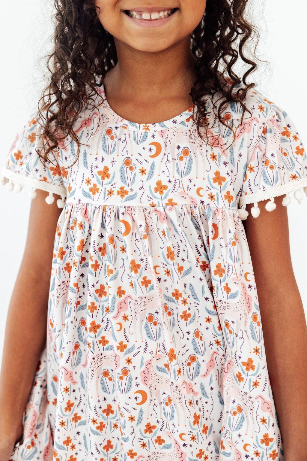 Robe Pompon Soirée Licorne