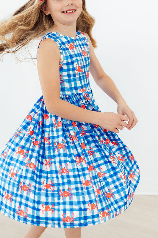 Robe tourbillonnante débardeur Crabby Cutie
