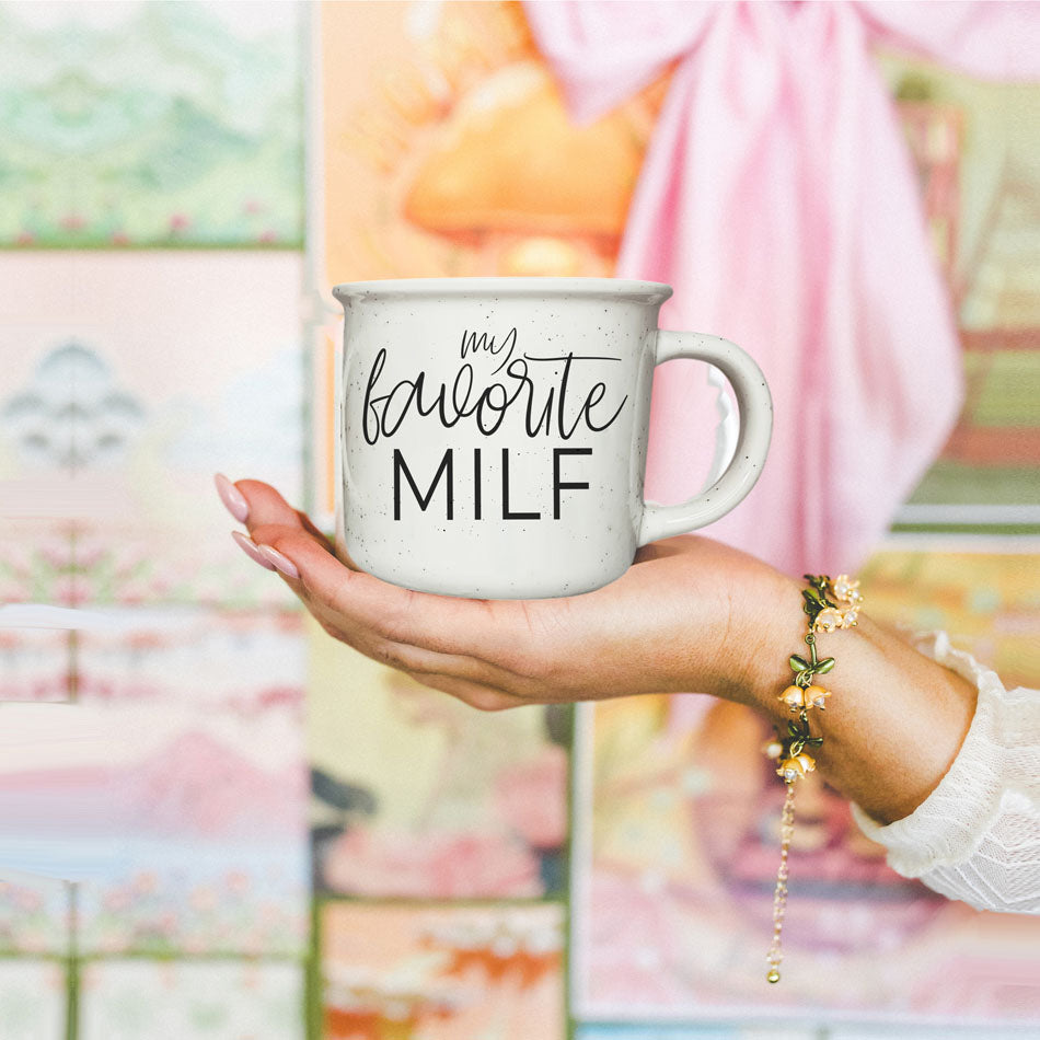 Funny MILF Mug 14.5oz Ceramic Coffee Mug Cheeky Mom In Love With Fall