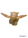 Mini Turtle Sculpture On Mushroom Wood