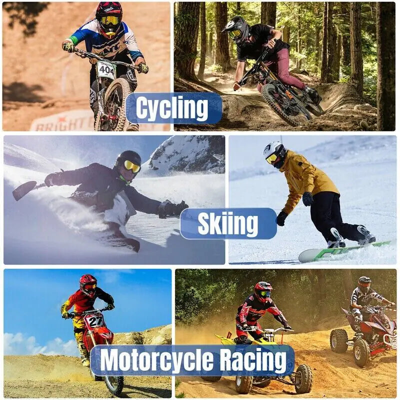 Motocross Goggles Racing Off-Road Dirt Bike ATV UTV BMX MX XC Motorcycle Eyewear - # BOAA231810001