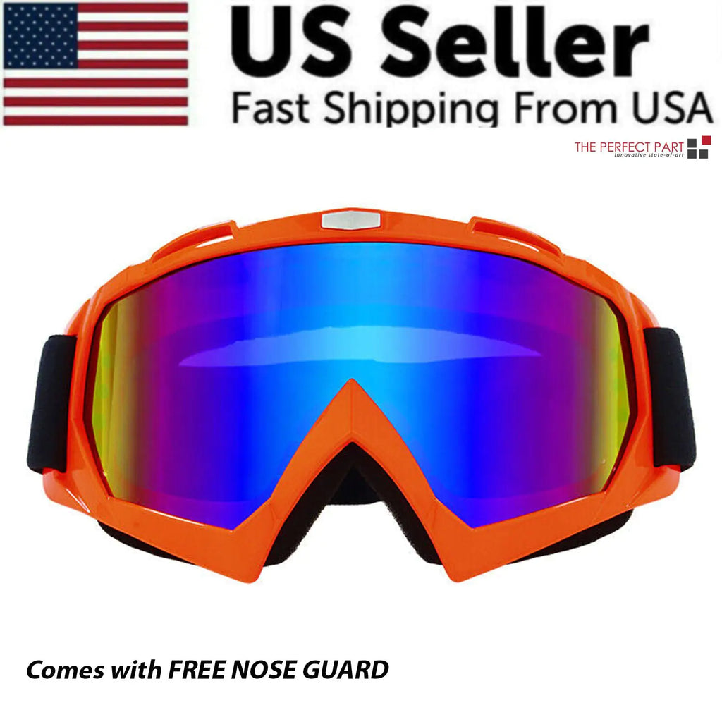 Motocross Goggles Racing Off-Road Dirt Bike ATV UTV BMX MX XC Motorcycle Eyewear - # BOAA231810001
