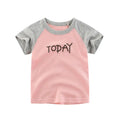 New Western Style Baby Girl Short Sleeve Tee - # GIAA21510009