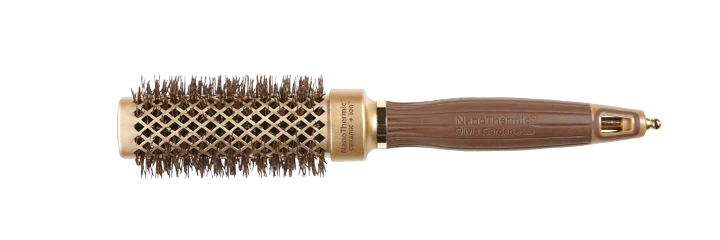 Olivia Garden NanoThermic Ceramic + Ion SQUARE Shaper Hairbrush - NT-S20 (1")