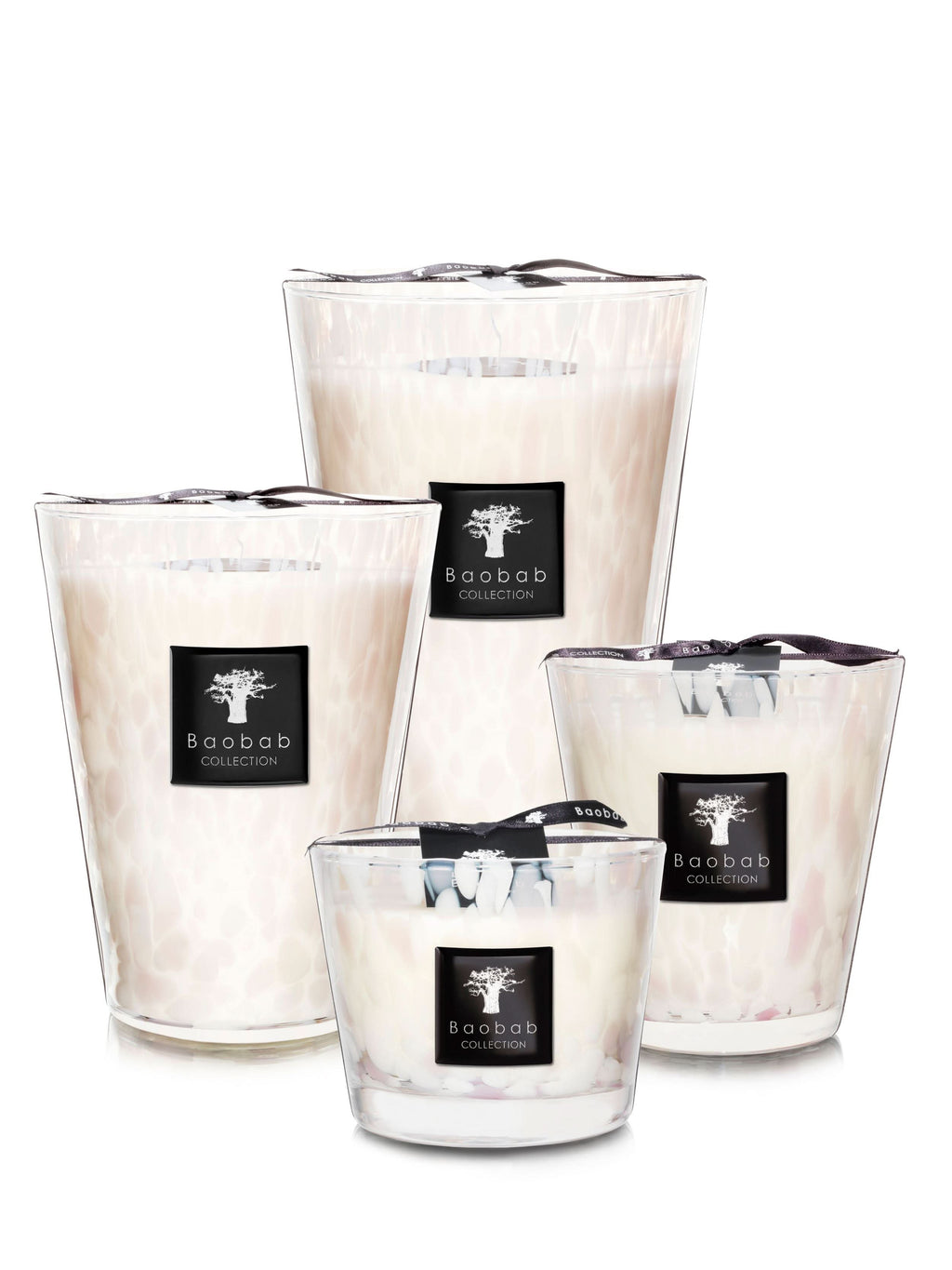 Baobab Collection White Pearls Max 16 Candle