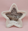 Onyx Star Dish – Dark Polished Stone Bowl 6.25"