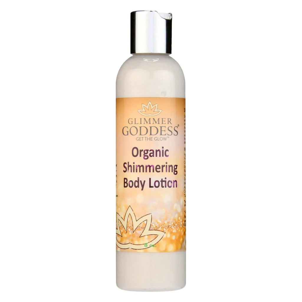Glimmer Goddess Organic Shimmer Body Lotion - Gold Super