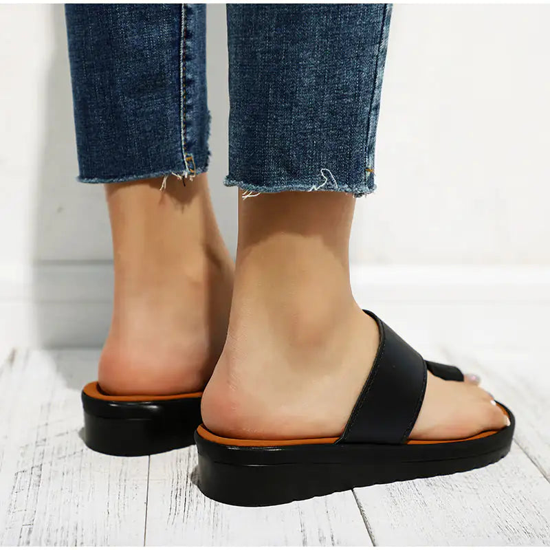 Orthopedic Flat Platform Sandal - # GIAA72510003