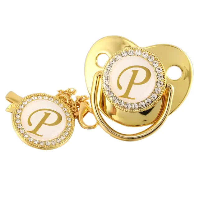 Pacifier with Initial Letter of Baby - BAGE61310003