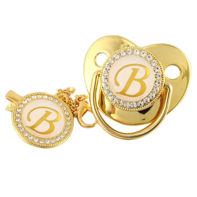Pacifier with Initial Letter of Baby - BAGE61310003