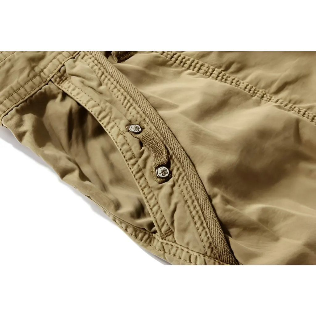 Patterned Art Textile Shorts