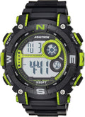 Montre chronographe numérique pour homme Armitron Sport avec bracelet en résine, 40/8284
