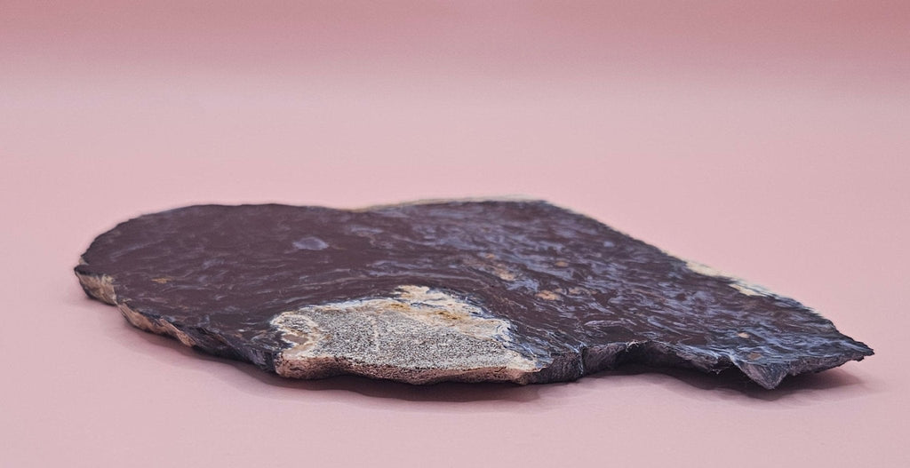 Pietersite Mineral Specimen Slab from Namibia – 6.5x4.7" – 197g