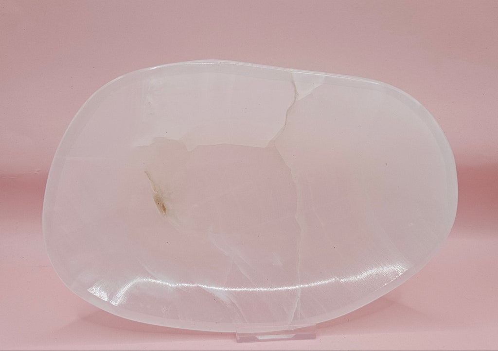 Polished White Onyx Dish – Stone Tray