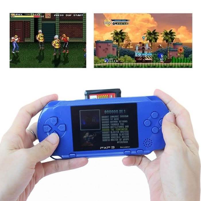Console de jeu vidéo portable PXP3 avec plus de 150 jeux