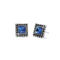 Sparkle Square Mini Post Stud Earrings