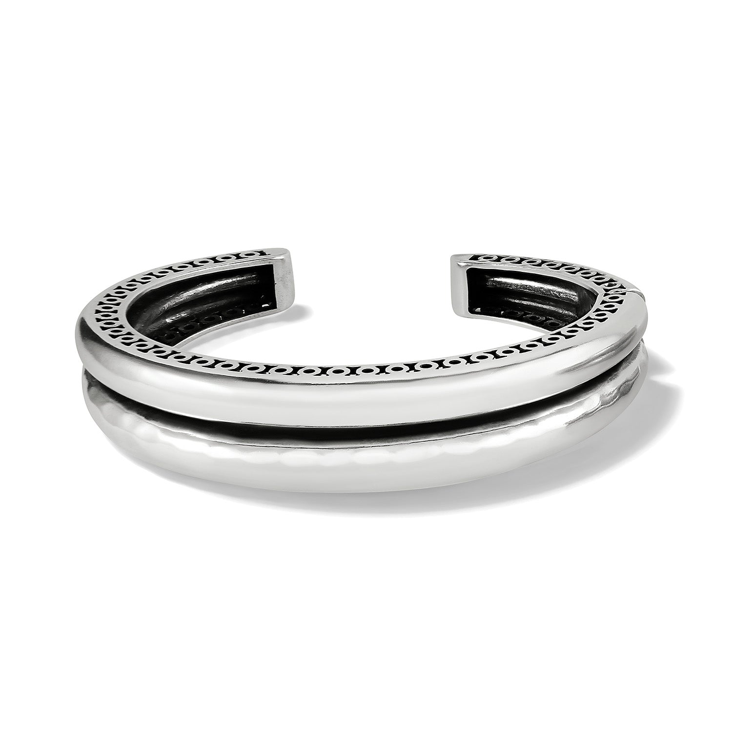 Bracelet jonc double charnière Cercle intérieur SIL