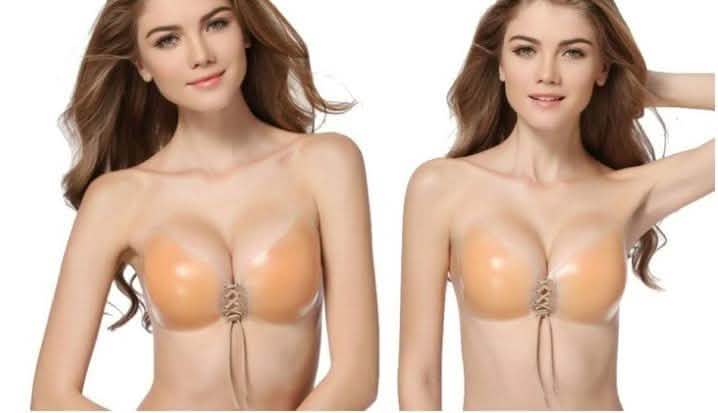 Soutien-gorge adhésif papillon réutilisable en silicone – Tailles assorties