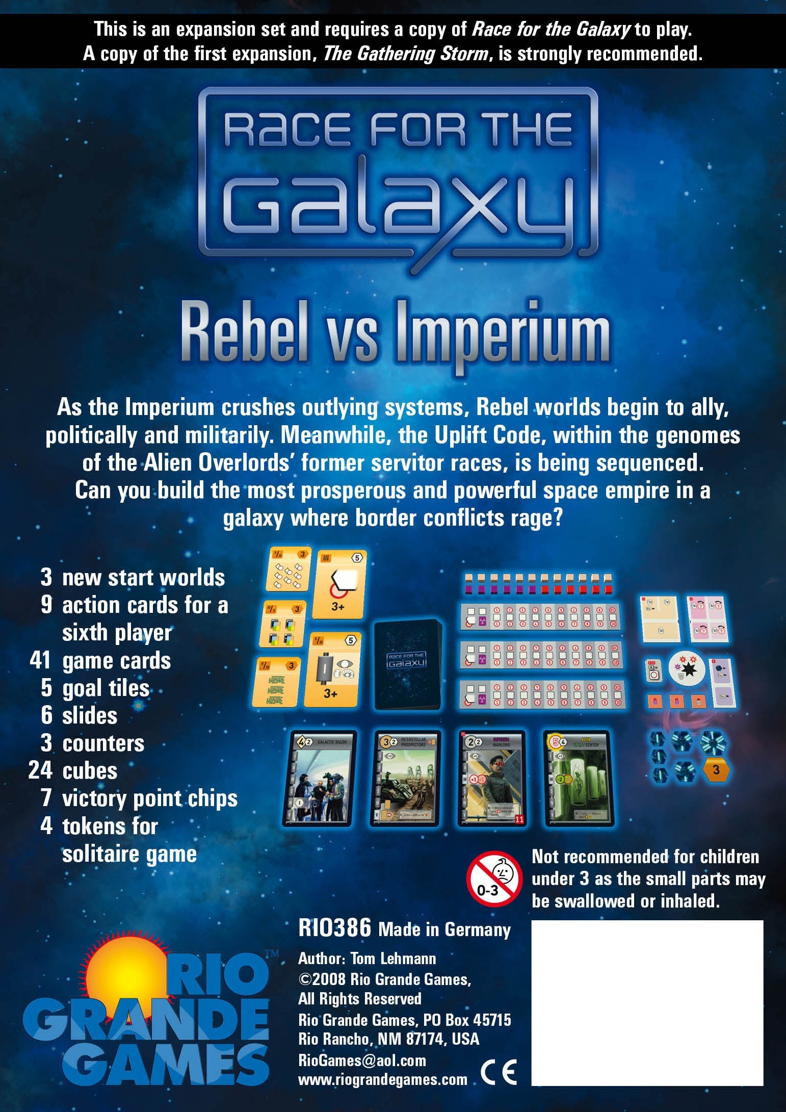 Race for the Galaxy: Rebel vs Imperium