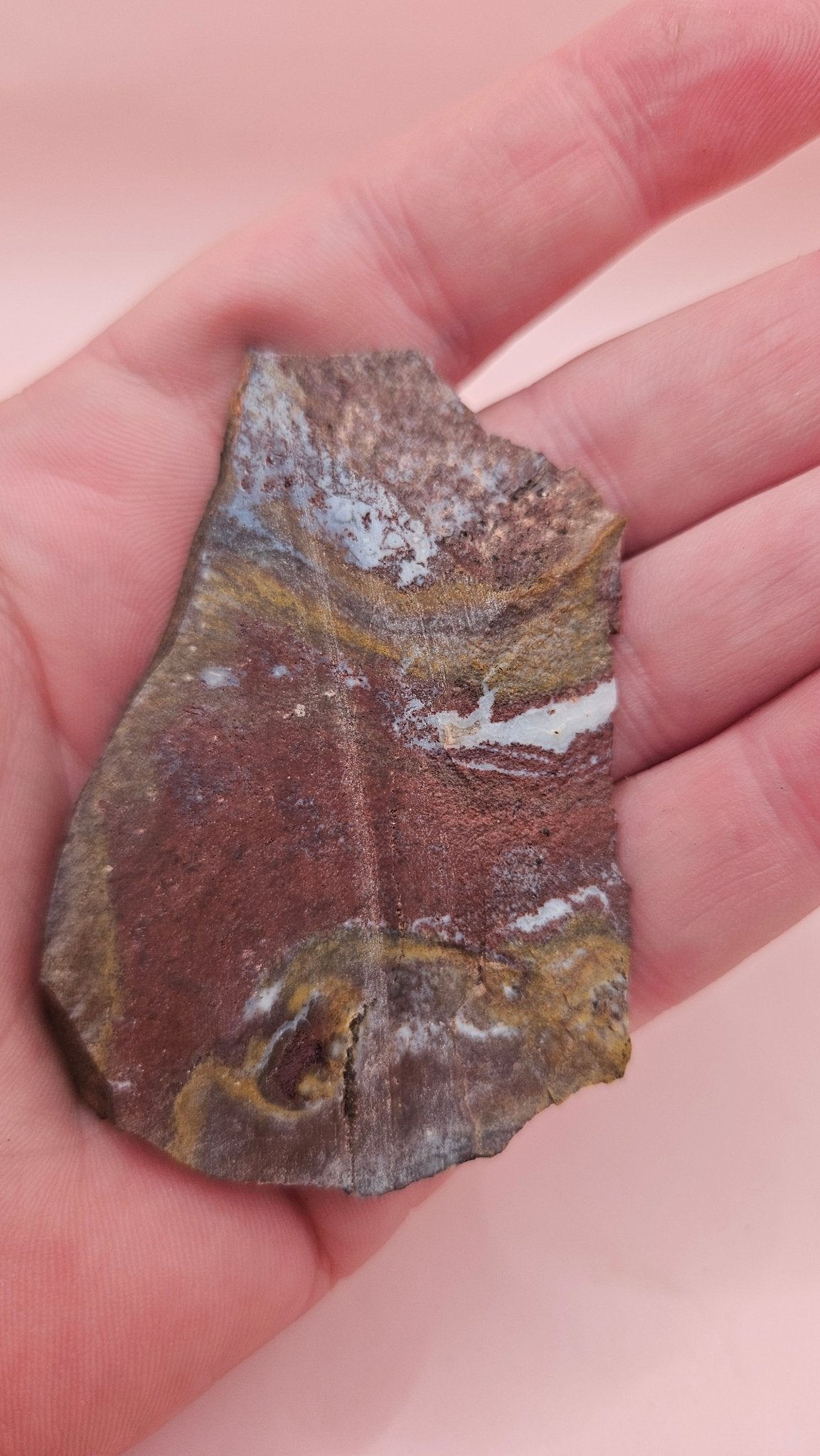 Rhyolite Slab – 32 grams-Natural Beauty from Hatch, New Mexico