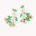 River House Earrings - White