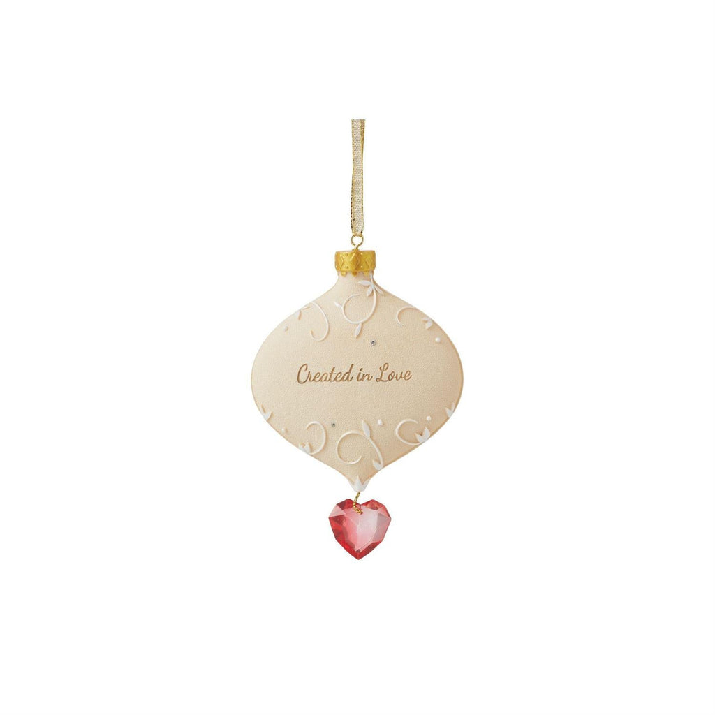 Created in Love Ornament