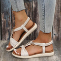 Roman Style Flat Sandals - # GIAA73810001