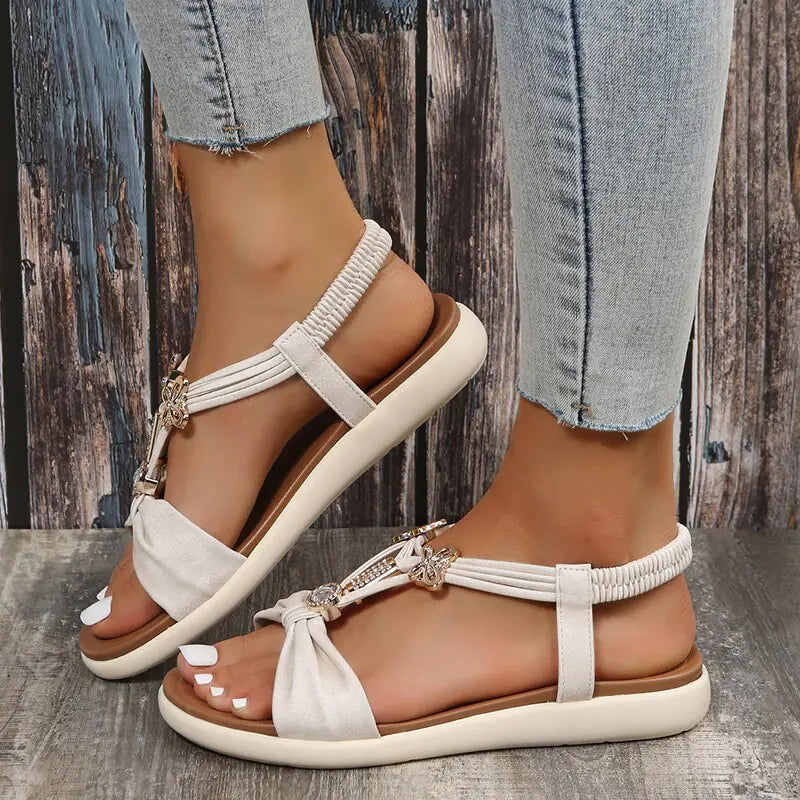 Roman Style Flat Sandals - # GIAA73810001