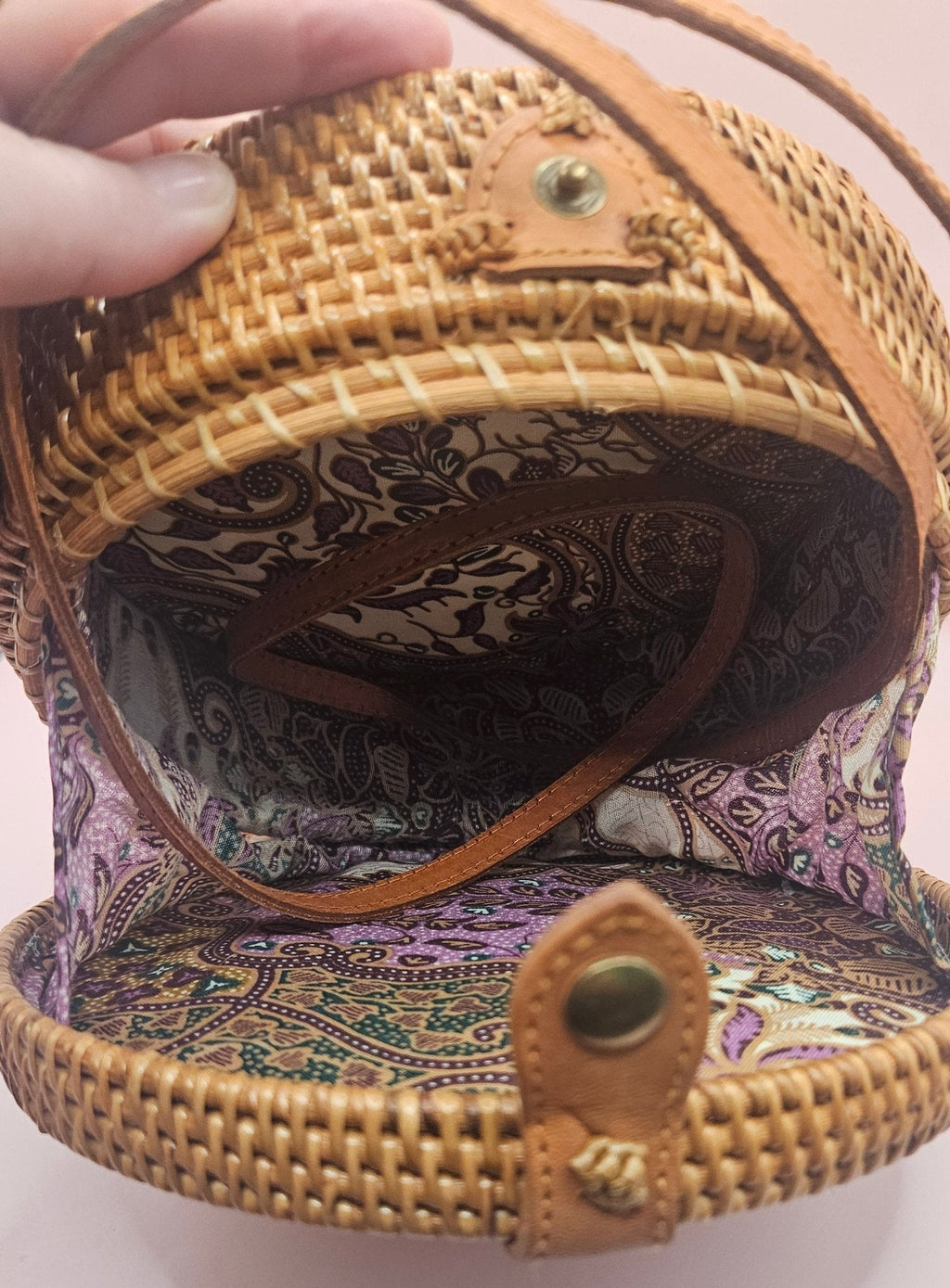 Round Rattan Crossbody Bags – 4 Styles Available