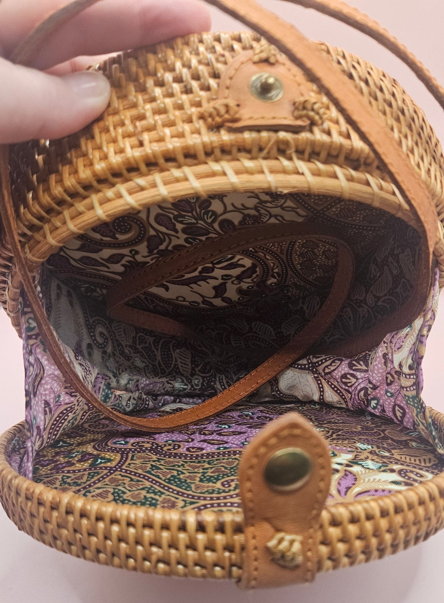 Round Rattan Crossbody Bags – 4 Styles Available
