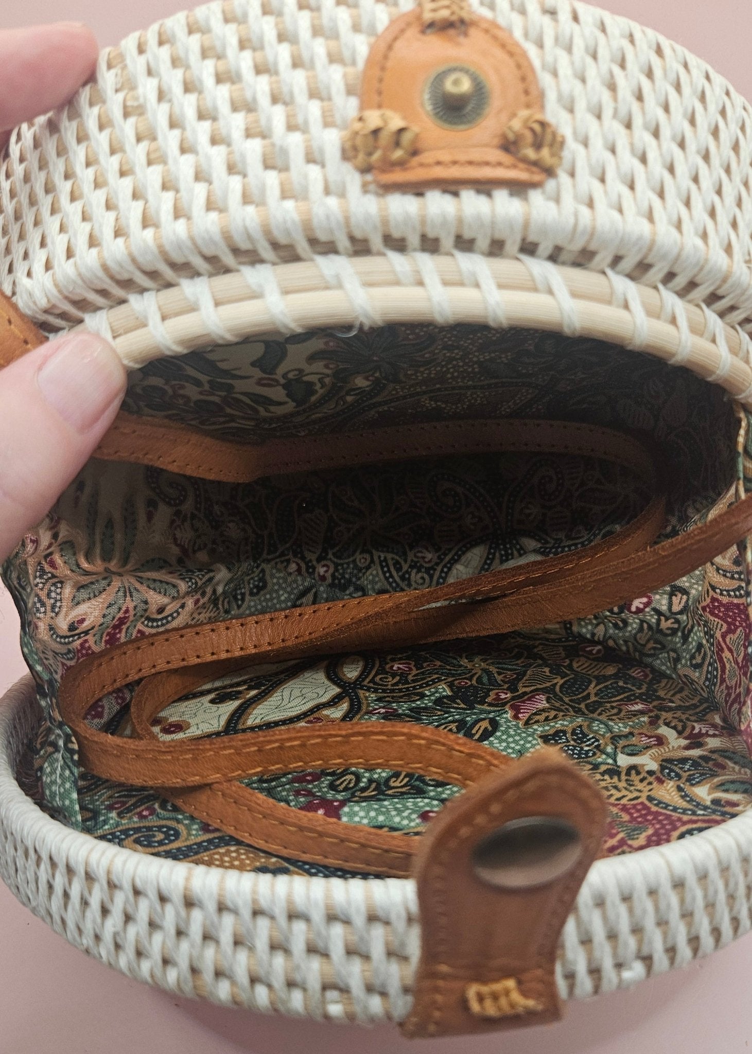 Round Rattan Crossbody Bags – 4 Styles Available