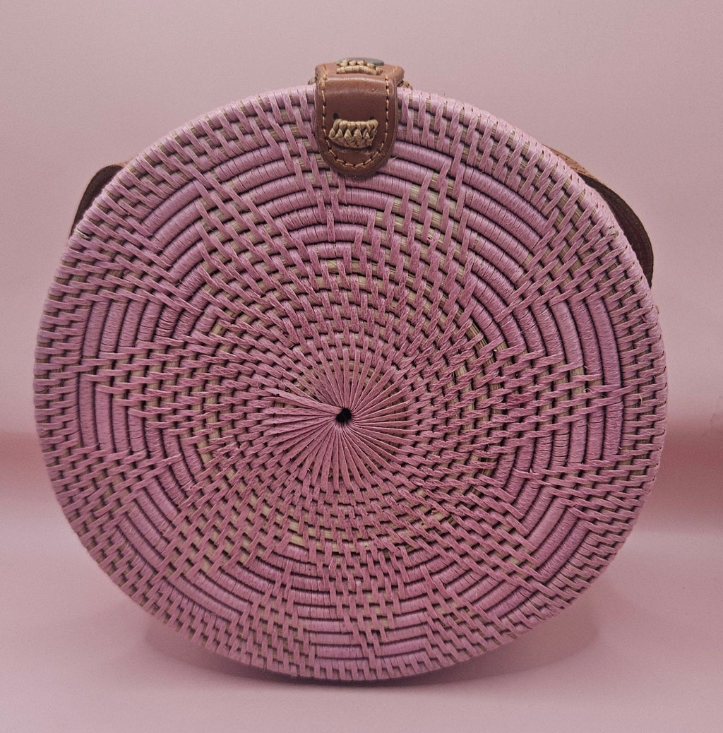 Round Rattan Crossbody Bags – 4 Styles Available