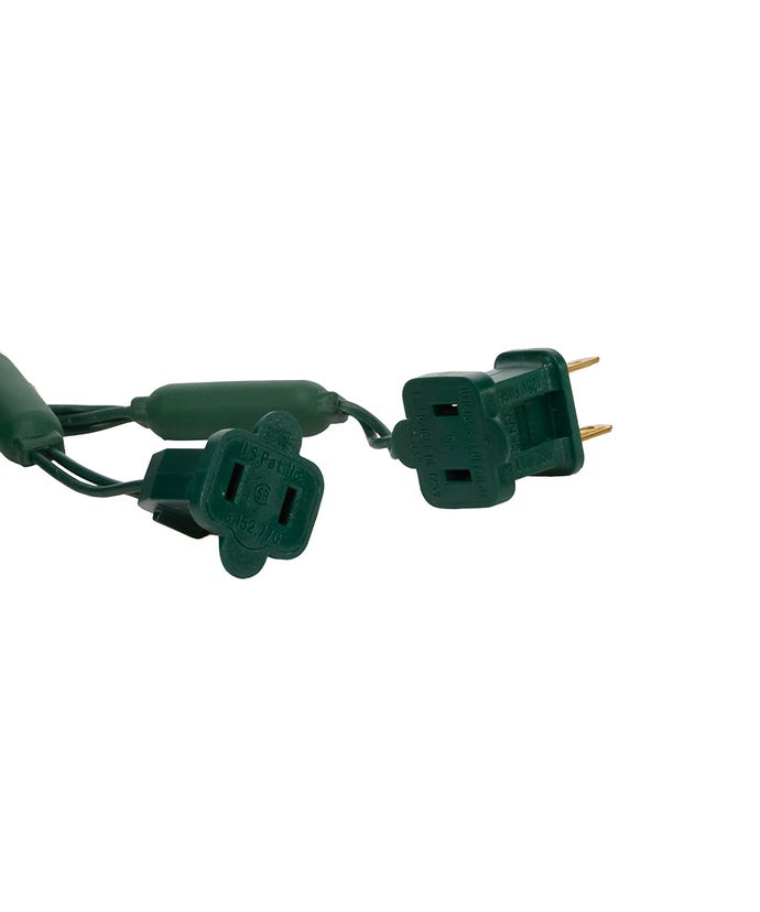 100-Light 5mm Multi-Color LED Green Wire Light Set