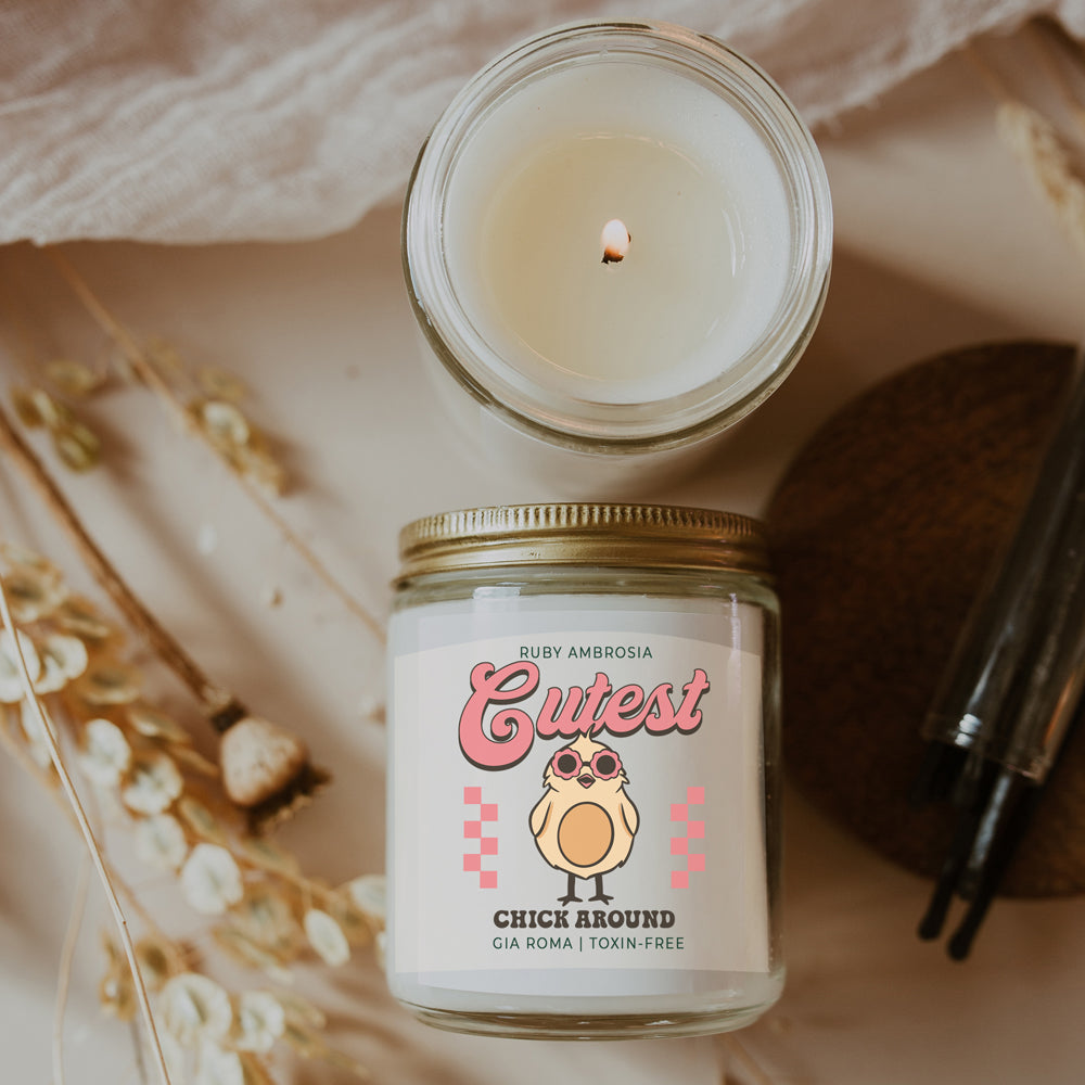 Ruby Ambrosia Scented Soy Candle 9oz Sweet Red Fruit And Wine Aroma