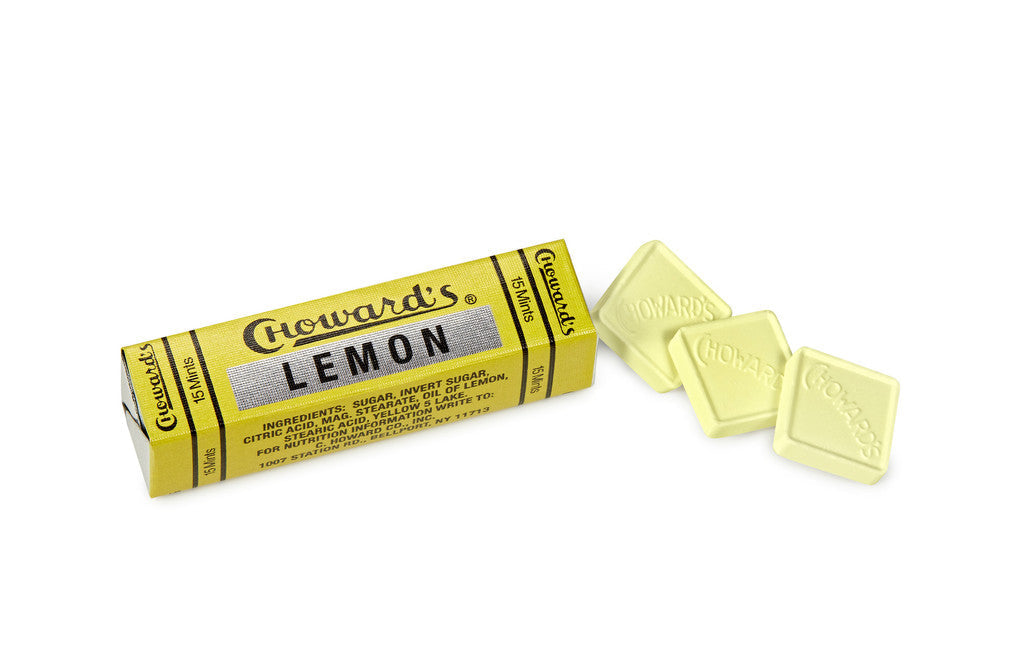 Bonbons à la menthe et au citron Chowards
