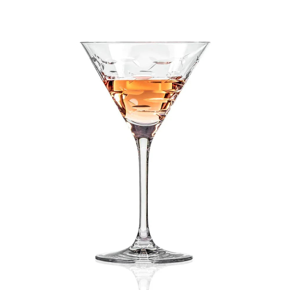 School of Fish Etched Glassware