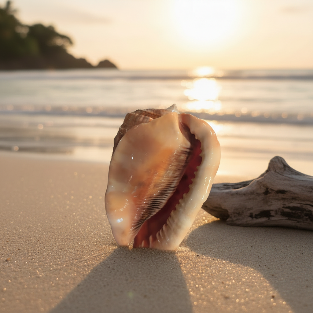 Select Stock- Bullmouth Cameo Helmet Shell Display – available in 2 sizes (Cypraecassis rufa)