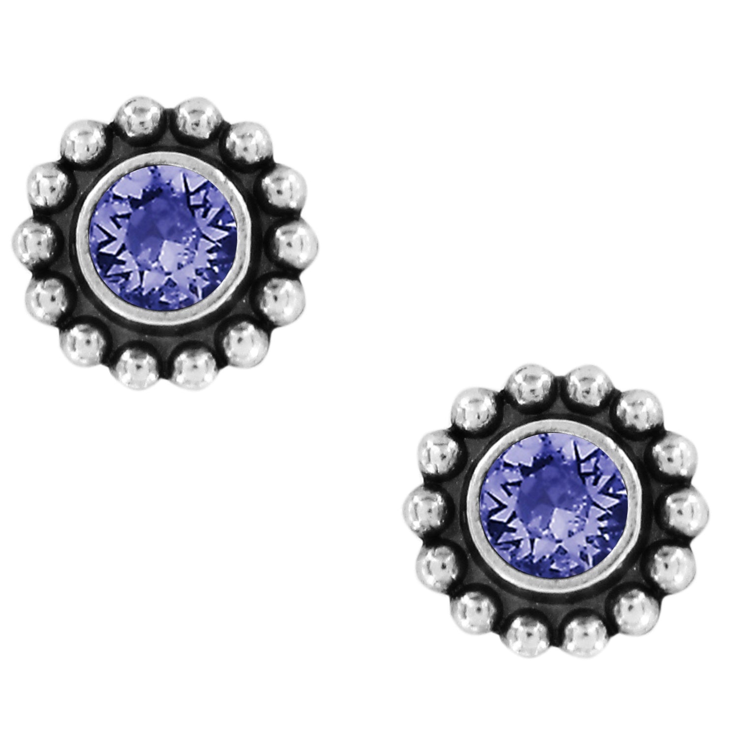 Purple Tanzanite Twinkle Mini Post Earrings