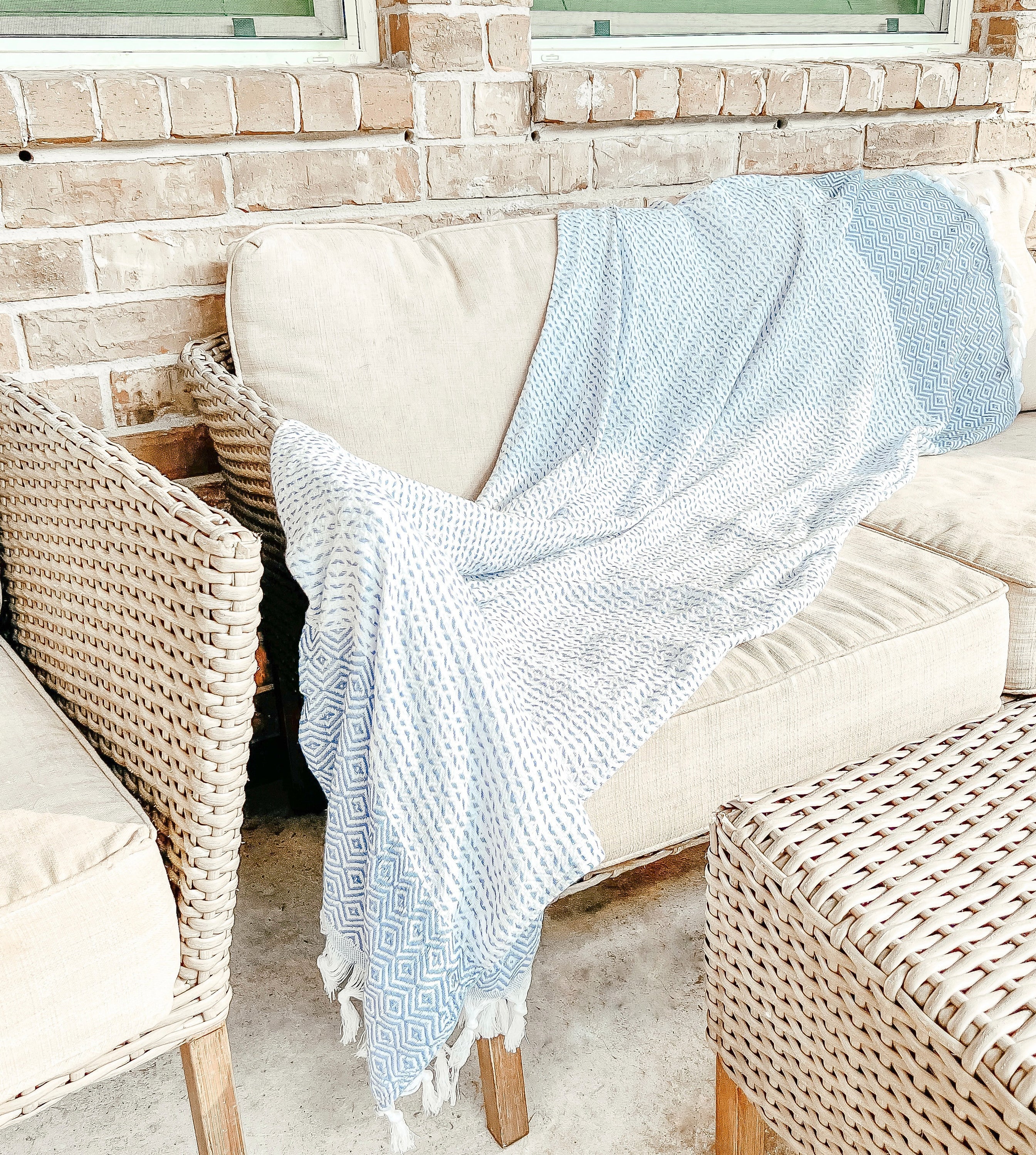 XL Turkish Cotton Towel 200 GSM Oversized Bath Beach Swim Hair Picnic Throw