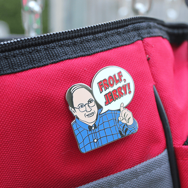 "Frolf, Jerry!" Summer Of George! Pin - Metal Butterfly