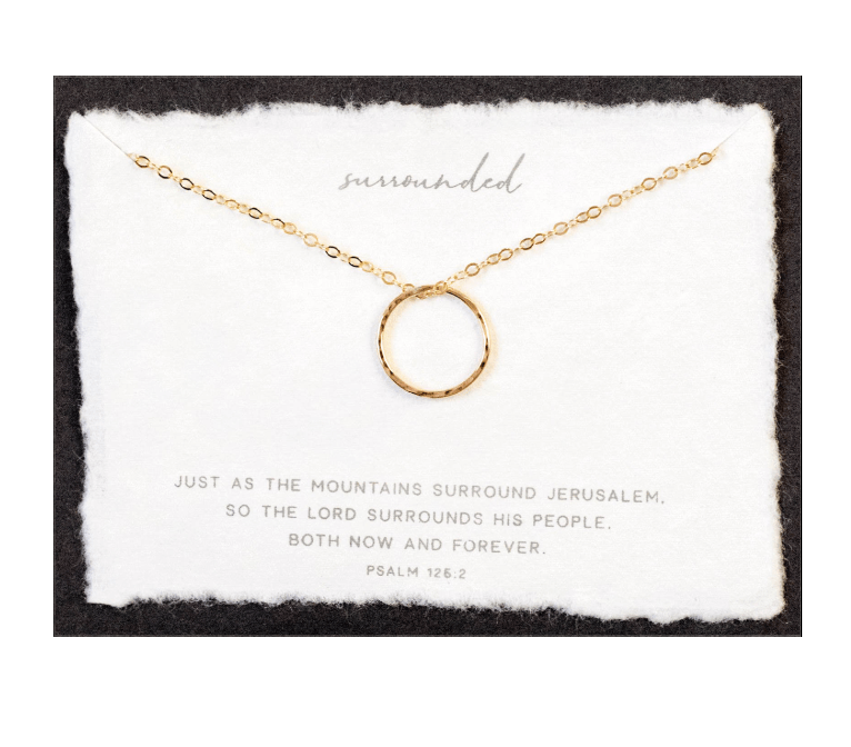 Surrounded | Christian Necklace | Psalm