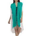 Tie Dye Turkish Cotton Kimono Cover-Up Tunic Quick-Dry Bamboo Blend Dress