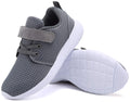 TOEDNNQI Boys Girls Sneakers Kids Lightweight Breathable Strap Athletic Running Shoes for Toddler/Little Kid/Big Kid 6 Toddler Grey - # BOAA71510001