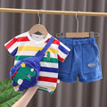 Trendy Summer Outfit for Boys | Two-Piece Set - # BAAA71710021 & BOAA11310013
